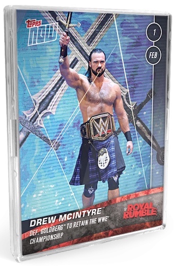 2021 Topps Now Wwe Checklist Set Info Print Runs Other Online Sets