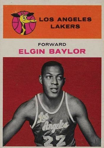 Elgin Baylor Signed Jersey Upper Deck COA LA Lakers HOF Throwback