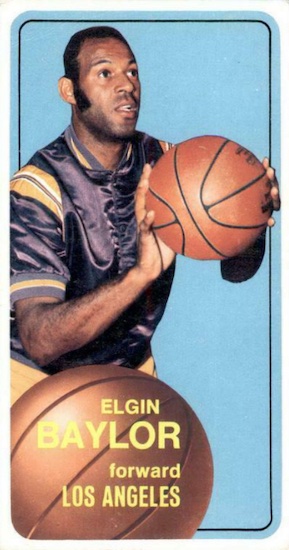 Elgin Baylor's memorabilia spurs high demand