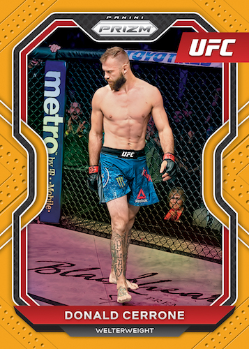 Brad Riddell 2021 Panini Prizm Ufc Neon Green Prizm Rc #d 43/75