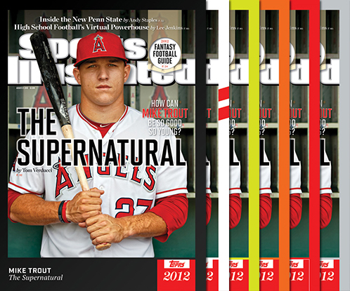 The Supernatural How Can Mike Trout Be So Good So Young Sports Illustrated  Cover Metal Print by Sports Illustrated - Pixels