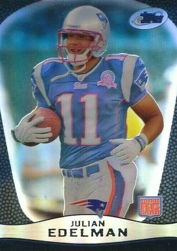 Julian Edelman 2010 Topps NFL Football Mint Rookie Card Picturing This New  England Patriots Star in His Blue Jersey 325 Julian Edelman M (Mint)