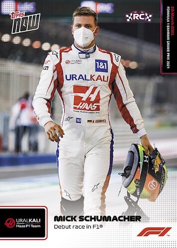 2021 Topps Now Formula 1 Checklist Info, Print Run Details, Buying 