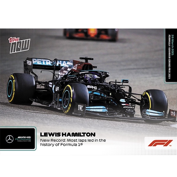 【未開封】2021 Topps Chrome Formula 1 Racing hobby 1Box　フェルスタッペン ノリス ハミルトン 角田