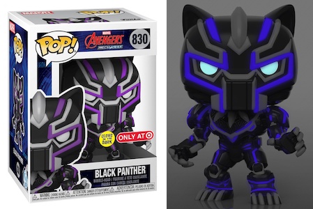 Funko POP Marvel Avengers Black Panther Glow In The Dark Exclusive