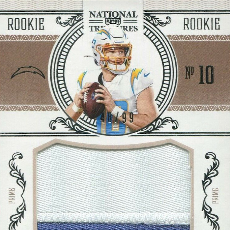 2019 Panini National Treasures Blockchain Aaron Rodgers 1/1 Patch Autograph