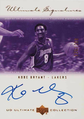 Autographed/Signed Kobe Bryant #8 Los Angeles LA Blue Retro