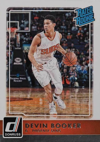 Devin Booker Rookie Card Rankings and What's the Most Valuable