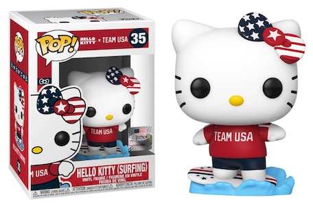 Funko POP Sanrio Hello Kitty Sports x Team USA - Swimming Hello Kitty blue