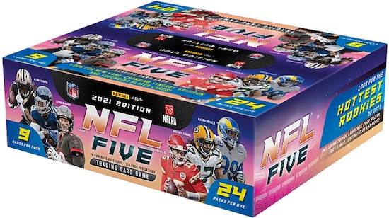 2021 Panini NFL Five Trading Card Game Checklist, Info, Boxes