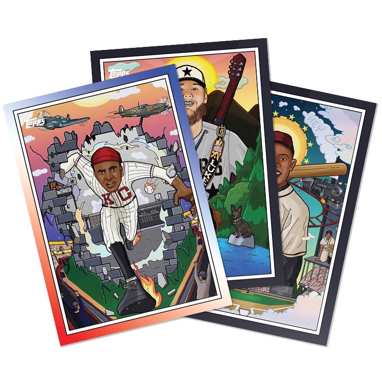 2021 Topps Nashville Stars ComplexLand CL1 Exclusive Negro Leagues Major Leagues Baseball Card