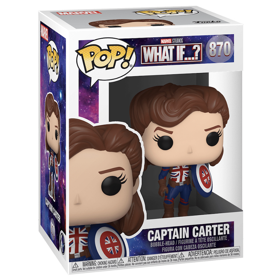 Funko Pop! Marvel What If? Set of 6 - Captain Carter Stealth Suit, Infinity  Killmonger, Gamora with Blade of Thanos, Queen General Ramonda, Inifinity