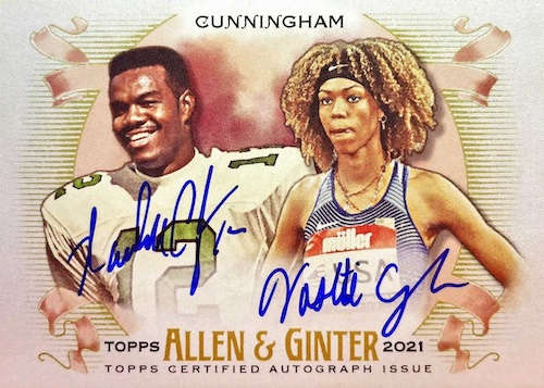 2021 Topps Allen & Ginter Non-Baseball Autograph Checklist Guide