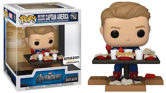 Funko pop deluxe marvel los vengadores avengers capitan america assemb