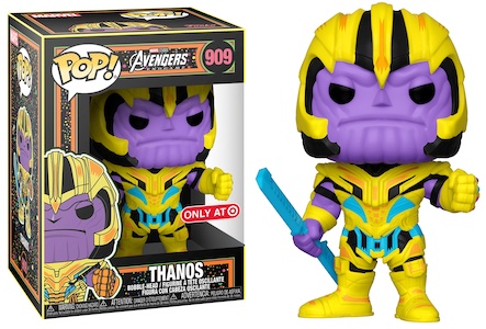 black light funko pop thanos