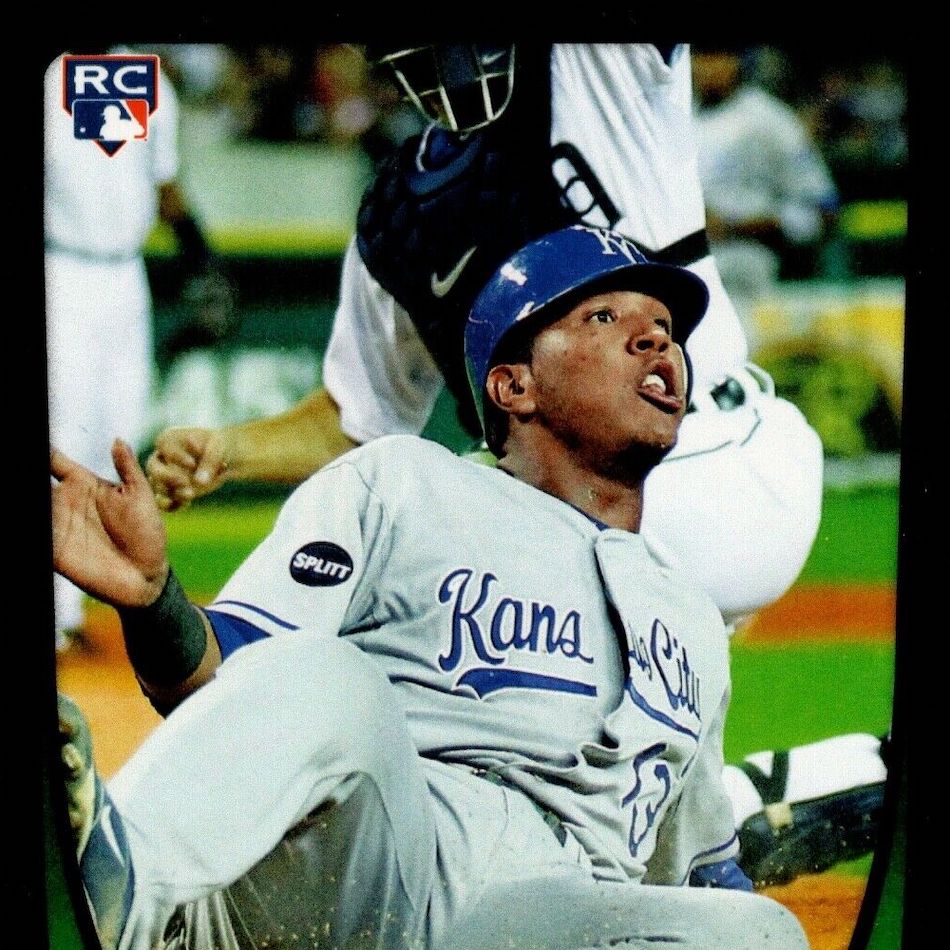 Salvador Perez Game Worn Jersey Baseball Card