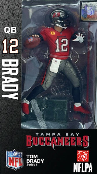 Tom Brady (Tampa Bay Buccaneers) CHASE Imports Dragon NFL 6 Figure Series 1