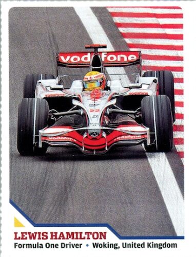 新製品初代 Topps Chrome F1 Lewis Hamiltom ポートレートカード その他