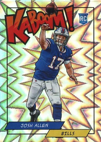 2018 JOSH ALLEN AUTOGRAPH EXPRESS FACSIMILE AUTOGRAPH ROOKIE CARD BUFFALO  BILLS!