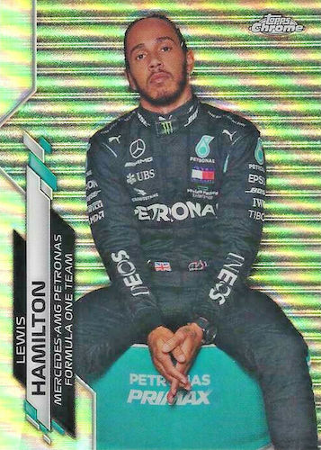 Store 2007 Lewis Hamilton rookie Refractor Foil Racing card