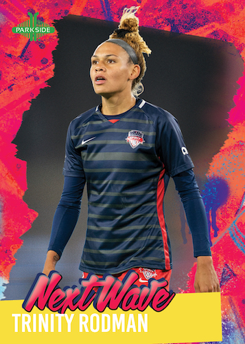 2021 Parkside ASHLEY HATCH #V5 VINTAGE NWSL Soccer Card (Washington Spirit)