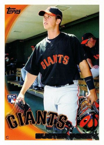 2010 Topps #2 BUSTER POSEY Near Mint Rookie RC Card San Francisco Giants