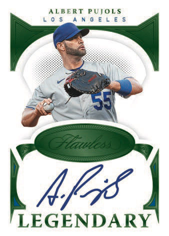 PETE ALONSO & KEITH HERNANDEZ 2021 PANINI FLAWLESS DUAL SIGNATURES EMERALD  1/3!