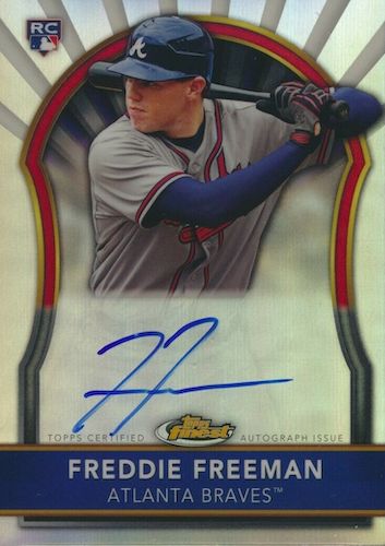  2011 Topps Finest Dual Relics Refractor #72 Freddie