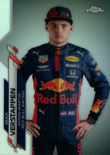 ストライプ デザイン/Striipe design Max Verstappen Refractor Topps