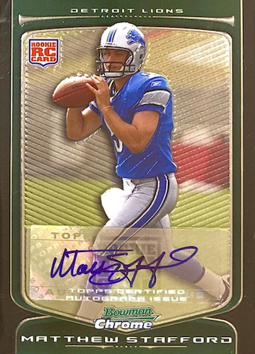 Matthew Stafford 2009 National Treasures Rookie Colossal Materials