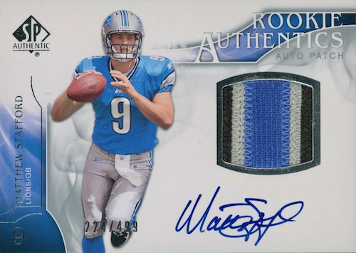 Matthew Stafford Rookie Cards Guide, Top List, Best Autographs