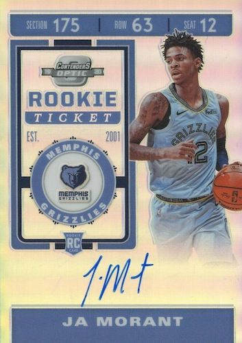 Lot Detail - 2019-20 Flawless #RA-JMT Ja Morant Signed Rookie Card