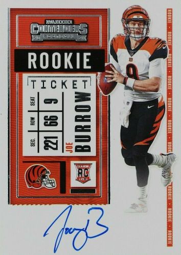 Joe Burrow Rookie Cards Checklist NFL Football