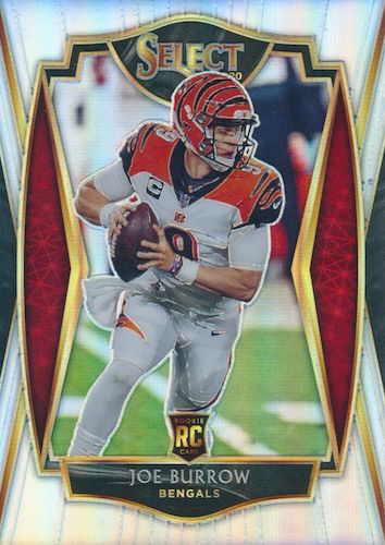 Joe Burrow #46 Prices [Rookie], 2020 Panini Select