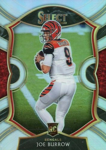 JOE BURROW CARD - SILVER FOIL - RARE SP PANINI INSERT - BENGALS Jersey #9  MINT