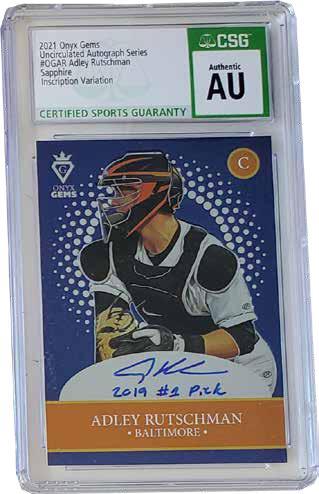 MLB 2022 Onyx Premium Adley Rutschman 257270 Autographed Sports Card OP-AR  Rookie - ToyWiz