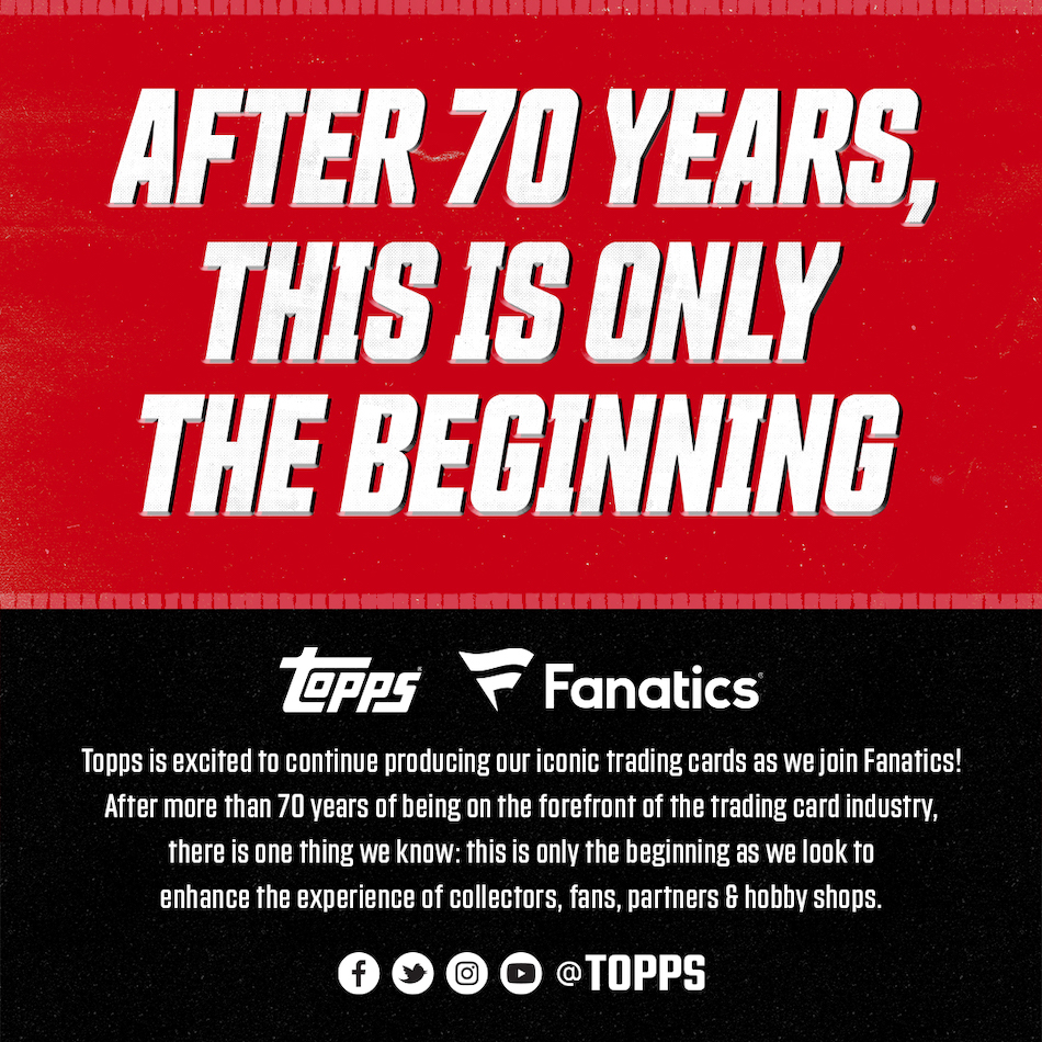 topps fanatics news