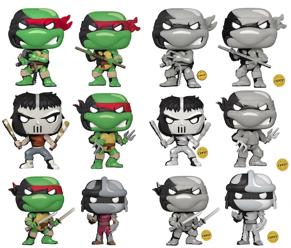 Funko Pop! Spongebob Leonardo and Plankton Shredder Ninja Turtles