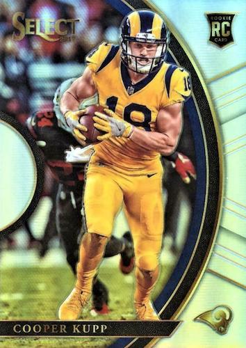 Cooper Kupp - Panini CHROME FOIL RAMS Jersey #18 - ROOKIE / STARS Insert  RARE