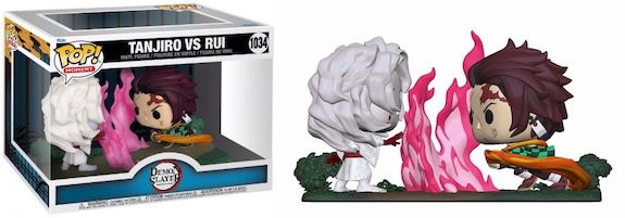 Tanjiro vs Rui (Pop! Moment) Vinyl Figure 1034, Demon Slayer Funko Pop!