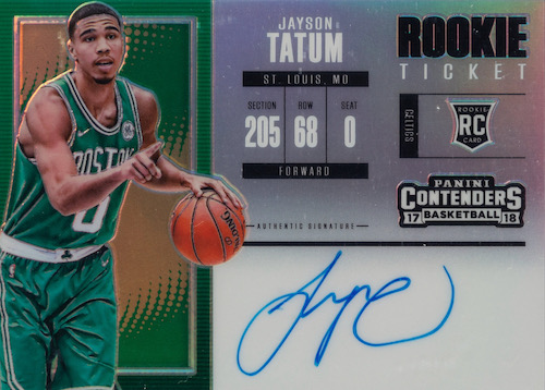 Jayson Tatum Rookie Card Guide, Top RC List, Best Autographs