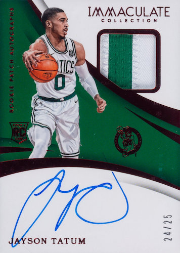 Jayson Tatum Rookie Card Guide, Top RC List, Best Autographs