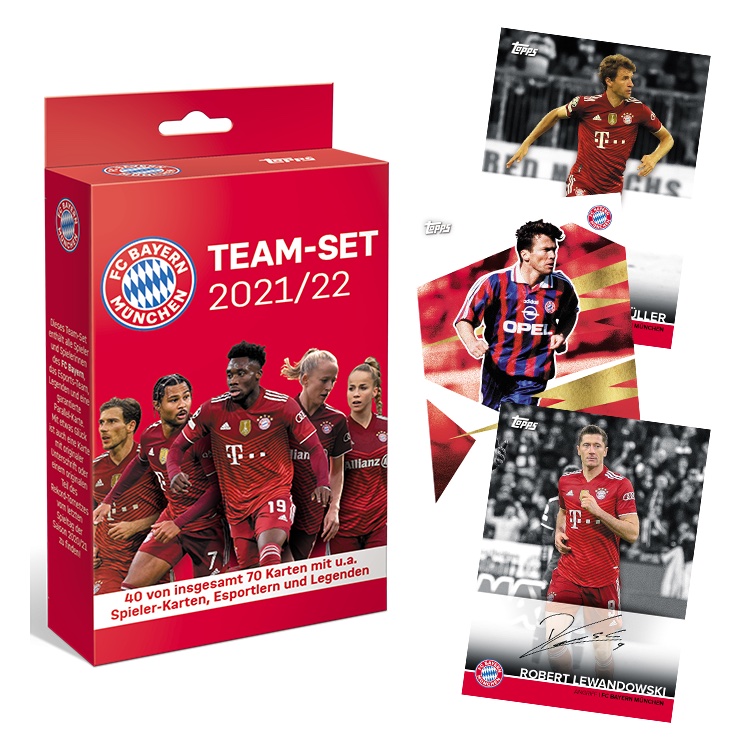 2021-22 Topps FC Bayern Munchen Team Checklist Info, Boxes