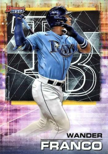 Wander Franco Autographed 2022 Bowman Rookie Card #12 Tampa Bay