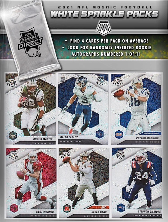 2021 Panini Mosaic Football Cards Checklist (2022)