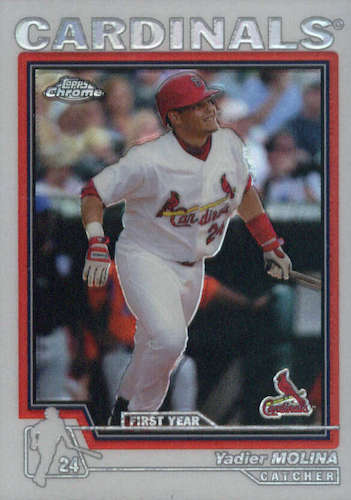 2004 topps Yadier Molina rookie PSA 7 #324