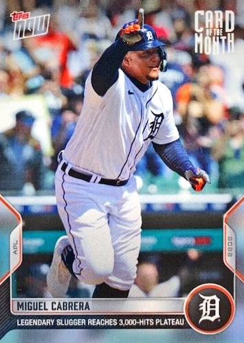 Topps on X: Our first 2021 #ToppsNOW cards are here to recap an action  packed #OpeningDay!!! From Miguel Cabrera's snowy homer to Pirates rookie  Ke'Bryan Hayes going long for the win, view