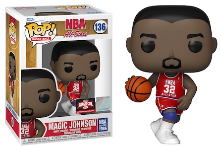 Funko NBA Los Angeles Lakers Classics Pop Magic Johnson Home Figure