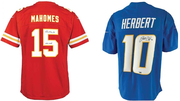 Autographed jerseys hot sale nfl