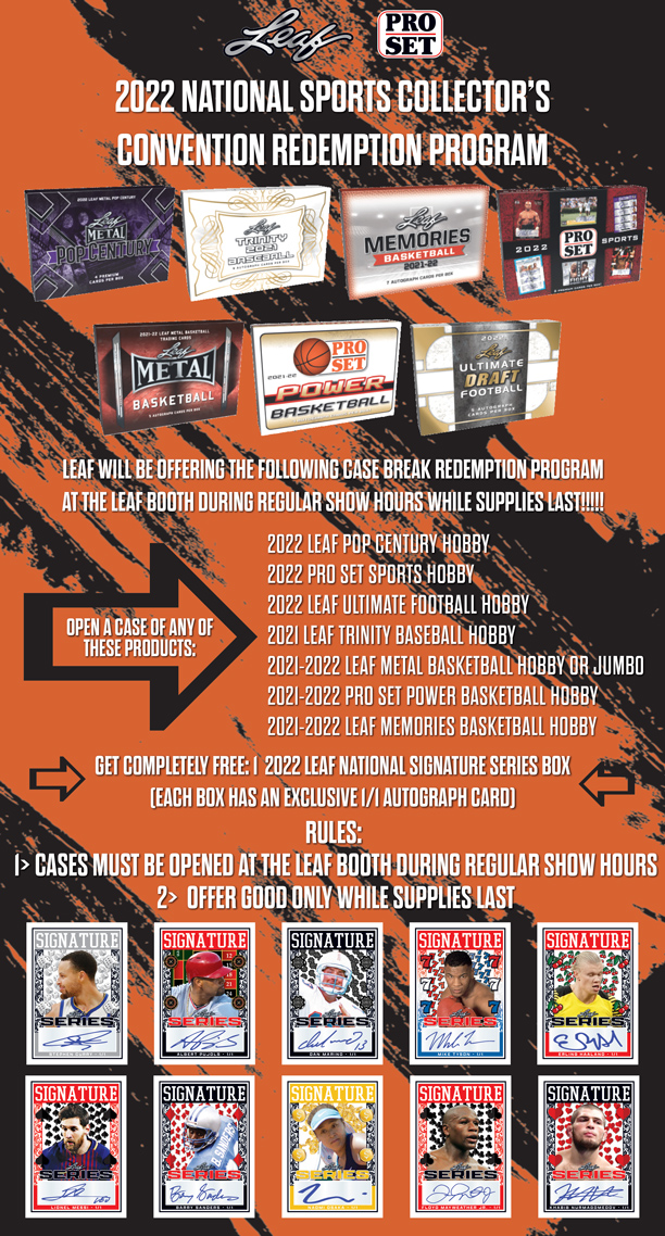 2012 Leaf National Sports Collector Convention Promotional 98-Card Complete Set - Ripken, Montana, Ryan